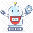 Automaton Robot Bionic Person Icon