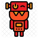 Robot Dog Cyborg Icon