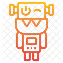 Robot Dog Cyborg Icon