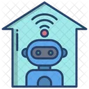 Robot Home Artificial Icon