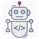 Robot Metal Electronic Icon