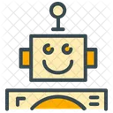 Friendly Robot Future Icon