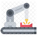 Robot Production Factory Icon