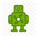 Humanoid Droid Robot Icon