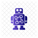 Humanoid Droid Robot Icon
