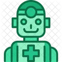 Robot Doctor Medical Icon