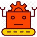 Robot Gear Intelligence Icon