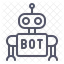 ロボット、ボット、顧客 アイコン