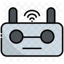 Robot Wifi Bluetooth Icon
