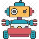 Robot Learning Machine Icon