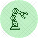 Robot Arm Pentaglow Icon