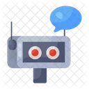 Robot Assistant Chatting Robot Robotic Services Icon