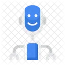 Robot Assistant Bionic Man Humanoid Icon