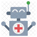 Robot Assistant Health Service Icon