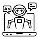 Robot Assistant Robot Conversational Ai Icon