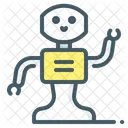 Robot Assistants Robotic Untact Icon