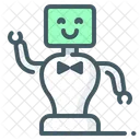 Robot Assistants Robotic Untact Icon