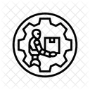 Automation Robot Deep Icon
