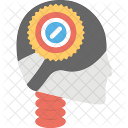 Robot Brain Icon Of Flat Style Available In Svg Png Eps Ai Icon Fonts