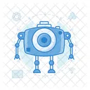 Robot Camera Robot Surveillance Automatic Camera Icon