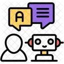 Robot Chatting  Icon
