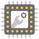 Robot Chip Microprocessor Chip Icon