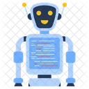 Robot Software Robot Coding Text Robot Icon