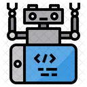 Robot Coding  Icon