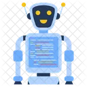 Robot Software Robot Coding Text Robot Icon