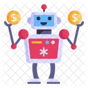 Robot comercial  Icono