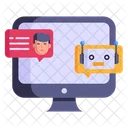 Robot Communication Icon