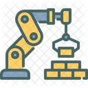 Construction Arm Machine Icon