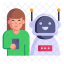 Robot controlado  Icon