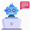 Robot Conversation  Icon