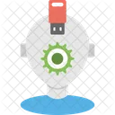 Robot Data Recovery Icon