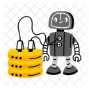 Robot Database Storage Dataset Icon