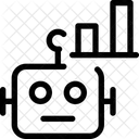 Robot gráfico de barras  Icono