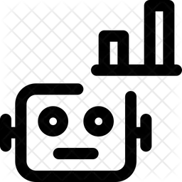 Robot gráfico de barras  Icono