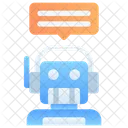 Bot De Chat Robot Asistente Icon