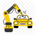 Robot De Garaje Reparacion Mantenimiento Icono