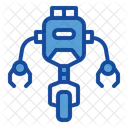 Robot de una rueda  Icono