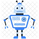 Robot Efficiency Bionic Man Humanoid Icon