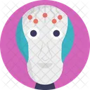 Robot Face Humanoid Icon