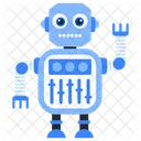Robot Filters Bionic Man Humanoid Icon