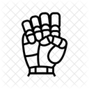 Fist Robot Hand Icon