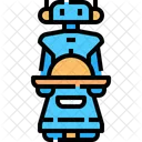 Robot Food Delivery  Icon