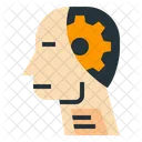 Artificial Intelligence Ai Robot Gear Icon