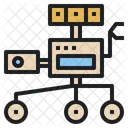 Arpenteur Robot Lune Icône