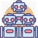 Robot Group Bots Robot Army Icon
