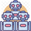 Robot Group Bots Robot Army Icon